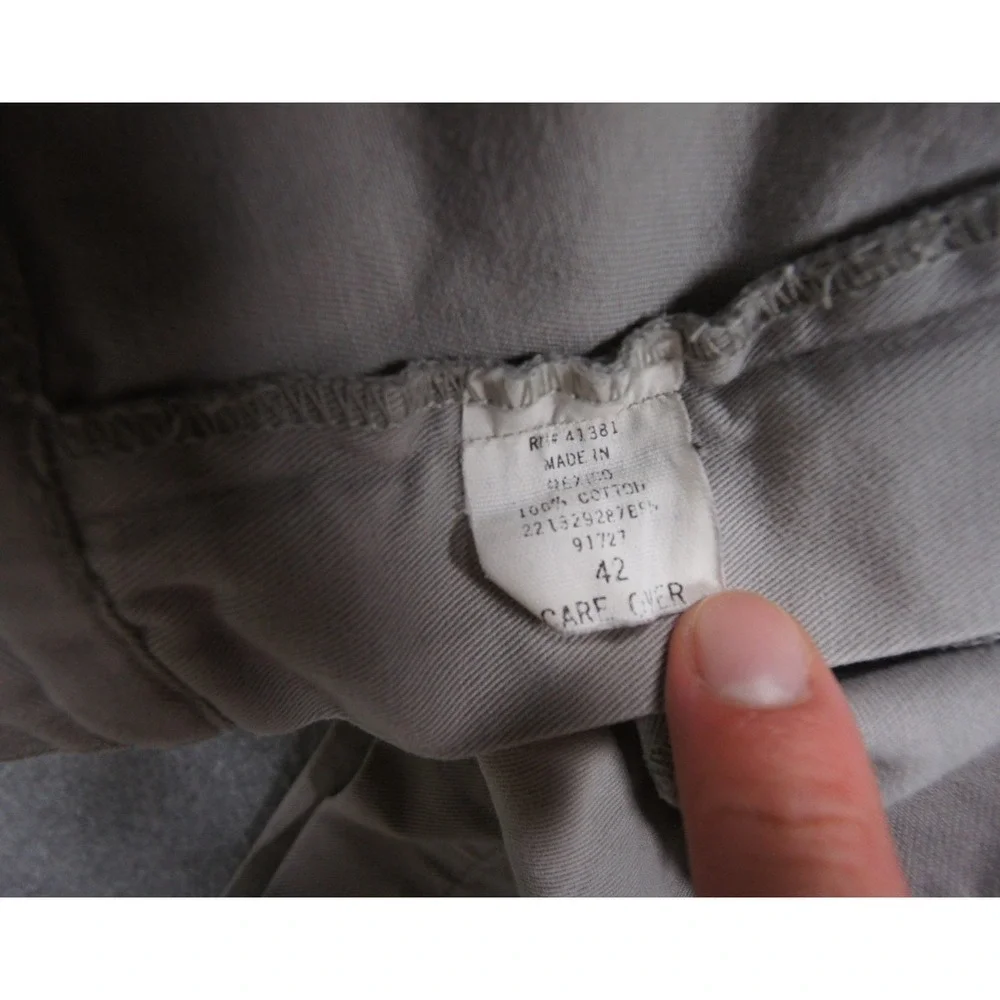 Polo Ralph Lauren Men 42 Philip Chino Shorts Beige Khaki Cotton Twill Flat Front